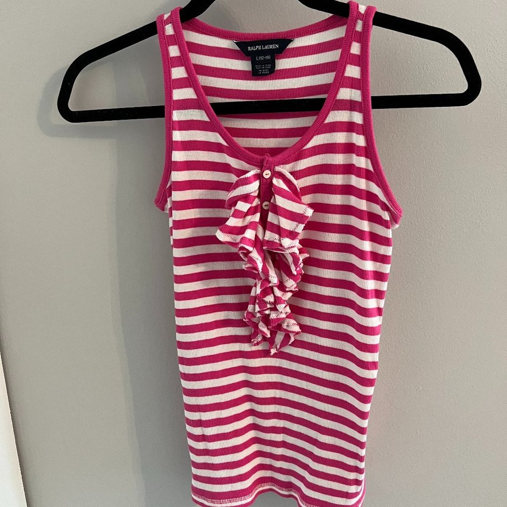 Ralph Lauren Ruffled Tank